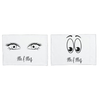 Funda De Cojín Sr. y Sra. Eye Pillowcase