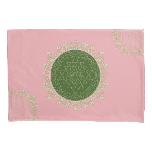 Funda De Cojín Sri Yantra Mandala - Pillowcase (Anverso)