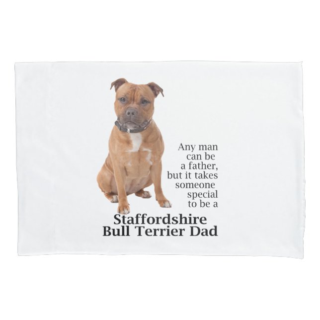 Funda De Cojín Staffie Dad Pillowcase (Anverso)