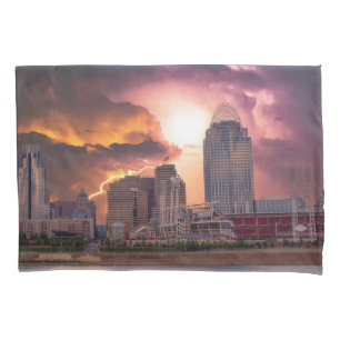 Funda De Cojín Stormy Cincinnati Great American Ball Park