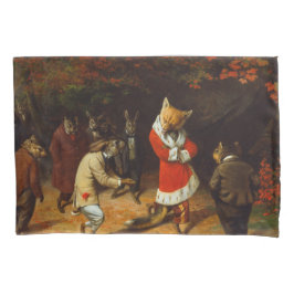 Funda De Cojín Su Majestad recibe (por William Holbrook Beard)