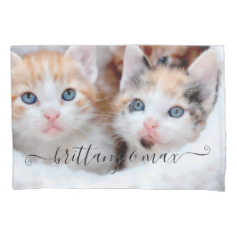 Funda De Cojín Su Mascota de familia curada Kittens