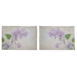 Funda De Cojín Subdivisión Lilac de acuarela