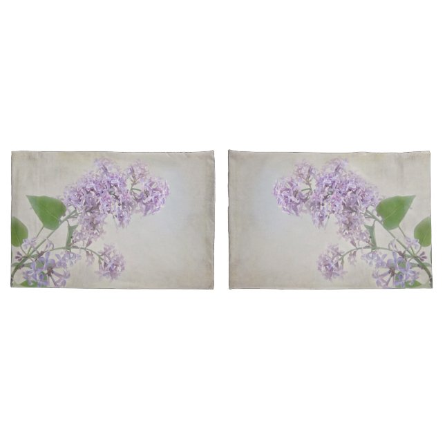 Funda De Cojín Subdivisión Lilac de acuarela (Reverso-Set)