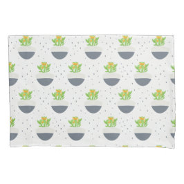 Funda De Cojín Suculento patrón de mamá de planta de Kalanchoe