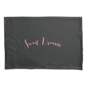 Funda De Cojín Sueños dulces de rosa y carbón vegetal