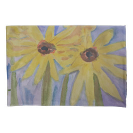 Funda De Cojín Sunflower amarillo de verano