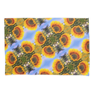 Funda De Cojín Sunflower In Sunshine Resumen Patrón De Arte