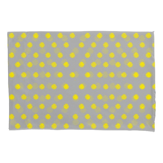 Funda De Cojín Sunny Splatter Polka Dot Pattern (Anverso)