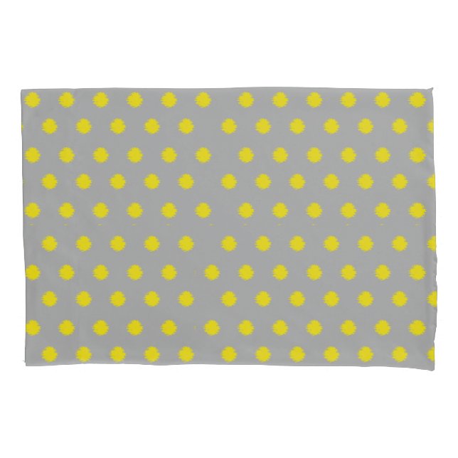 Funda De Cojín Sunny Splatter Polka Dot Pattern (Anverso)