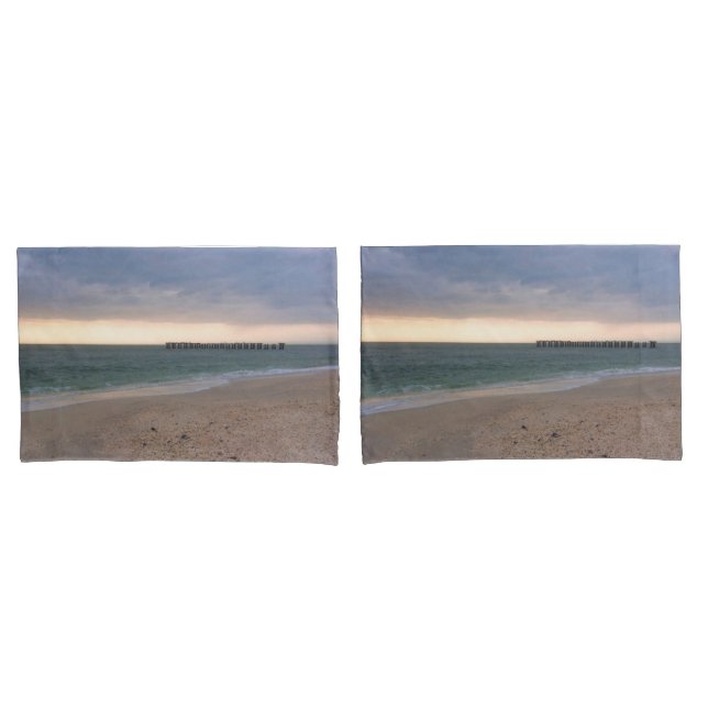 Funda De Cojín Sunset de la isla Gasparilla (Anverso - Set)