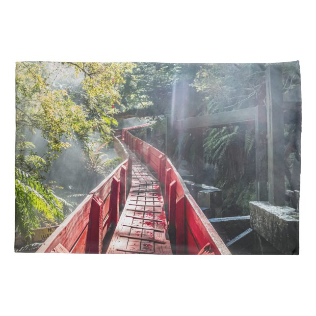 Funda De Cojín Sunshine en Termas Geometría, Conaripe, Chile (Reverso)