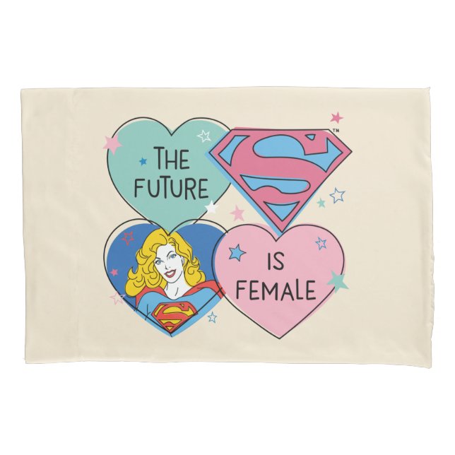 Funda De Cojín Supergirl "El futuro es mujer" (Anverso)