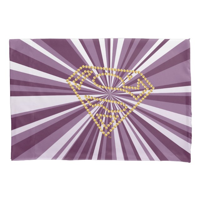 Funda De Cojín Supergirl Studded S-Shield (Anverso)