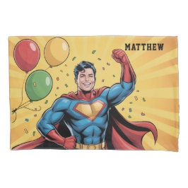 Funda De Cojín Superhero Boys Birthday Party Gift