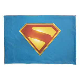 Funda De Cojín Superman Golden S Shield Brilliance