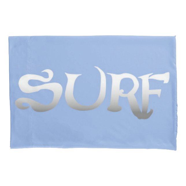 Funda De Cojín Surf blue standard pillowcase (Anverso)