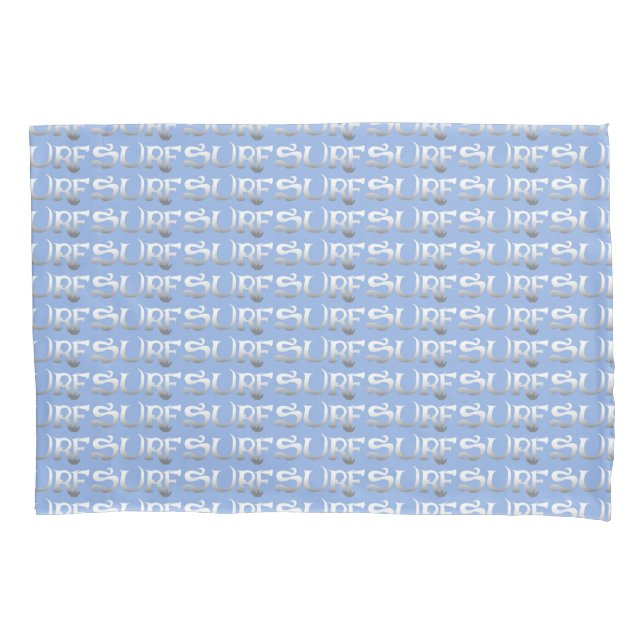 Funda De Cojín Surf blue standard pillowcase (Anverso)