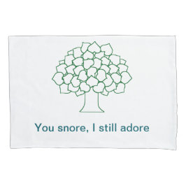 Funda De Cojín Susurrando Almohada De Bosque -Tú, Snore, Todavía 