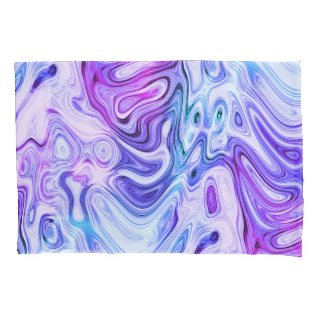 Funda De Cojín susurro fantasmal, mármol pastel : (Anverso-izquierdo)