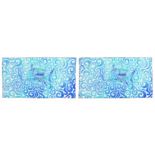 Funda De Cojín Swirly Shark