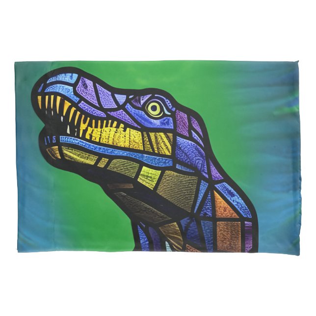 Funda De Cojín T-Rex Rey De Los Dinosaurios (Anverso)
