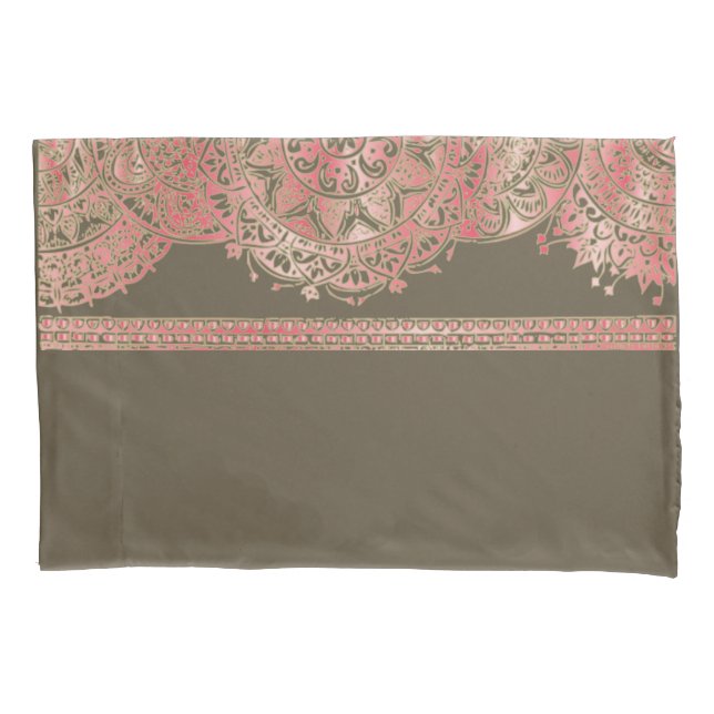 Funda De Cojín Taj Mahal - Estilo bohemio oriental (Anverso)
