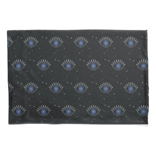 Funda De Cojín Tálisman de protección ocular azul