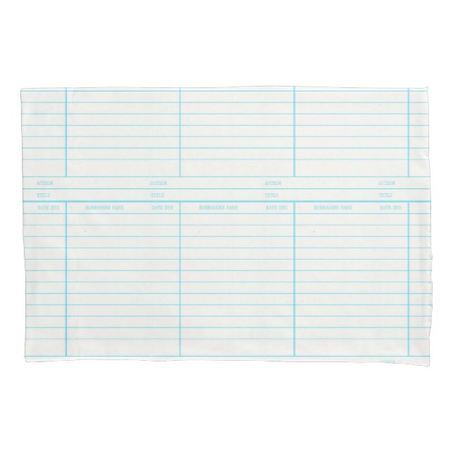Funda De Cojín Tarjeta debida retra de fecha del libro de la (Anverso)