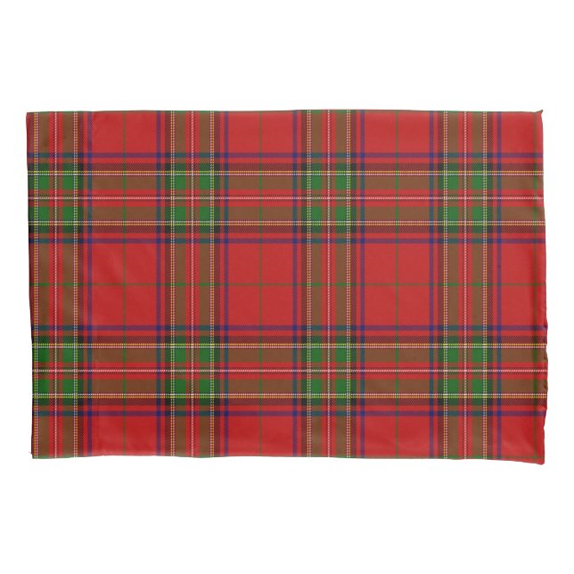 Funda De Cojín Tartan Bonito, Cuadros Escoceses de Moda (Anverso)