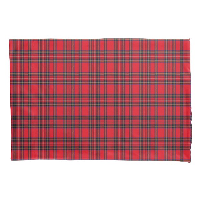 Funda De Cojín Tartán de Stewart rojo (Anverso-izquierdo)