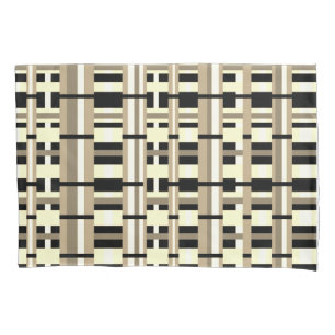 Funda De Cojín Taupe, Tan, Negro, Blanco Moderno