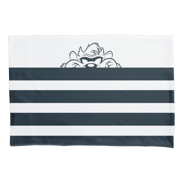 Funda De Cojín TAZ™ Ocultado en franjas (Anverso)