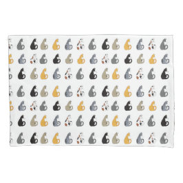 Funda De Cojín Tazón de gatitos