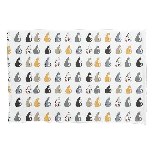 Funda De Cojín Tazón de gatitos (Anverso)