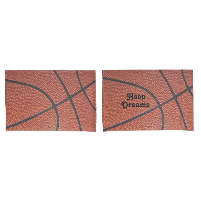 Funda De Cojín Team Spirit_Basketball textura look_Hoop Dreams (Anverso - Set)