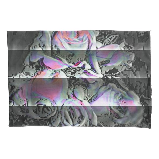 Funda De Cojín Techno Bouquet (Anverso-izquierdo)