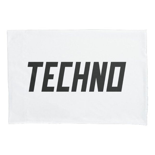 Funda De Cojín TECHNO Music (Anverso)