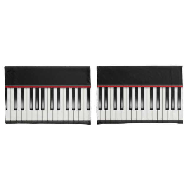 Funda De Cojín Teclado de piano (Anverso - Set)