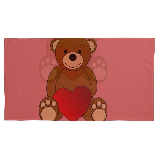 Funda De Cojín Teddy Love (Anverso-izquierdo)