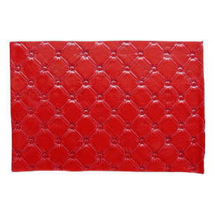 Funda De Cojín Tejido de cuero genuino: Decoración versátil