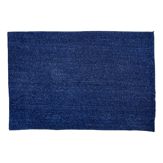 Funda De Cojín Tejidos de vaqueros denim: fondo texturado. (Anverso)