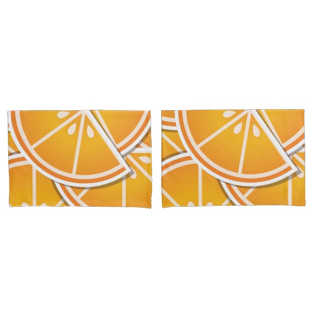 Funda De Cojín Tejidos naranjas Funky (Anverso - Set)