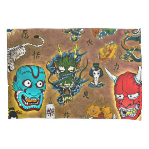 Funda De Cojín Tema japonés