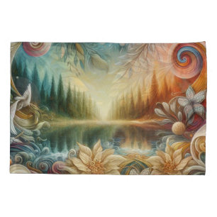 Funda De Cojín Temas metafísicos de fantasía espiritual