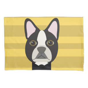 Funda De Cojín Terrier de Boston