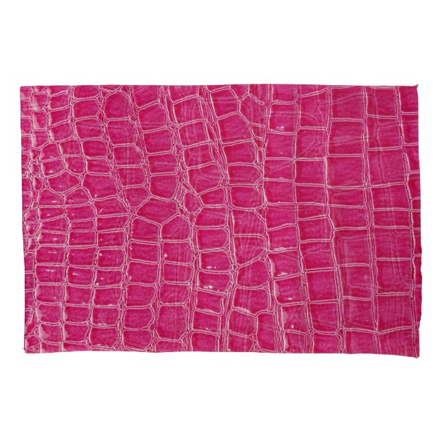 Funda De Cojín Textura con patrones de ligador rosa (Anverso)