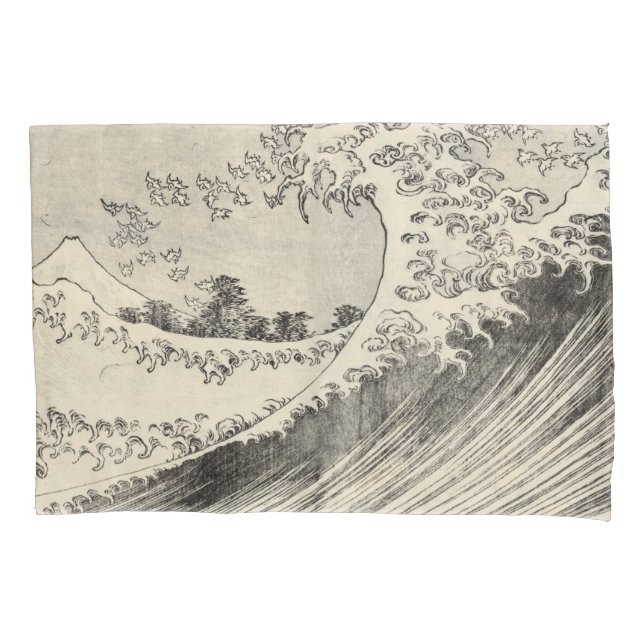 Funda De Cojín The Big Wave (de Katsushika Hokusai) (Anverso-izquierdo)