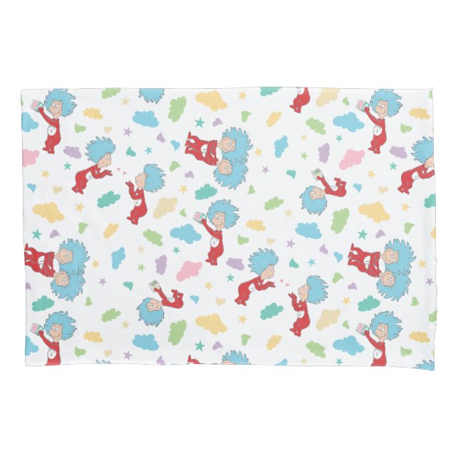 Funda De Cojín Thing One Thing Two Sweet Things Pattern (Anverso)