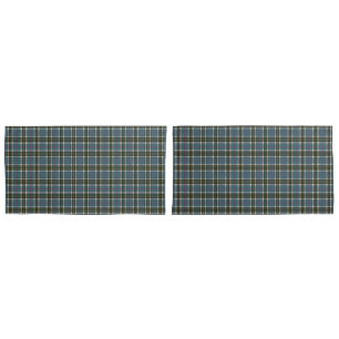 Funda De Cojín Thompson Blue Original Scottish Tartán
